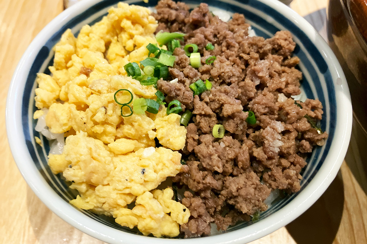 ミニ2色そぼろ丼