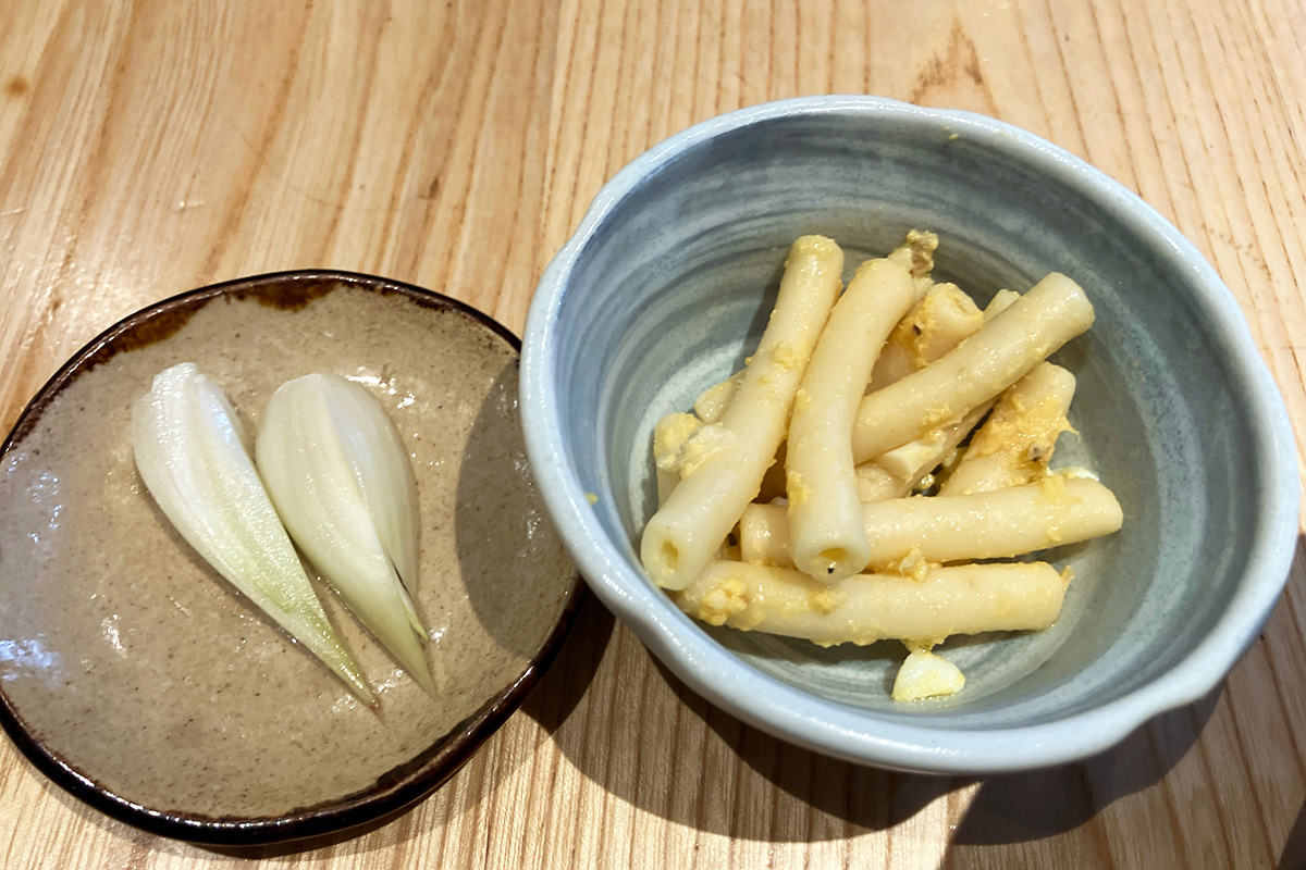 小鉢と香の物