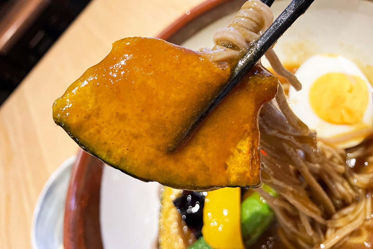 なんとなく冬のイメージがあるけど、実は夏野菜の南瓜、甘みが素晴らしいですね