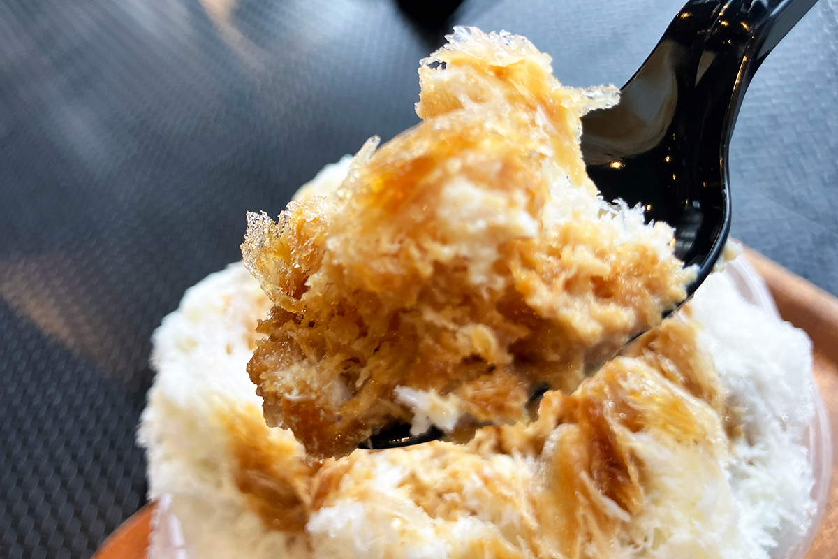 「エスプレッソかき氷」味わいます