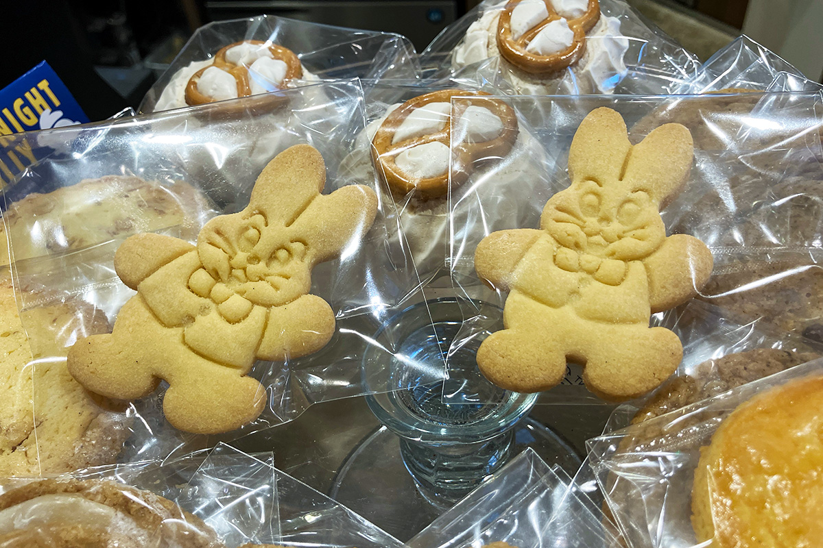 そして、ベルヴィルのコラボは、かわいらしいうさぎのクッキー