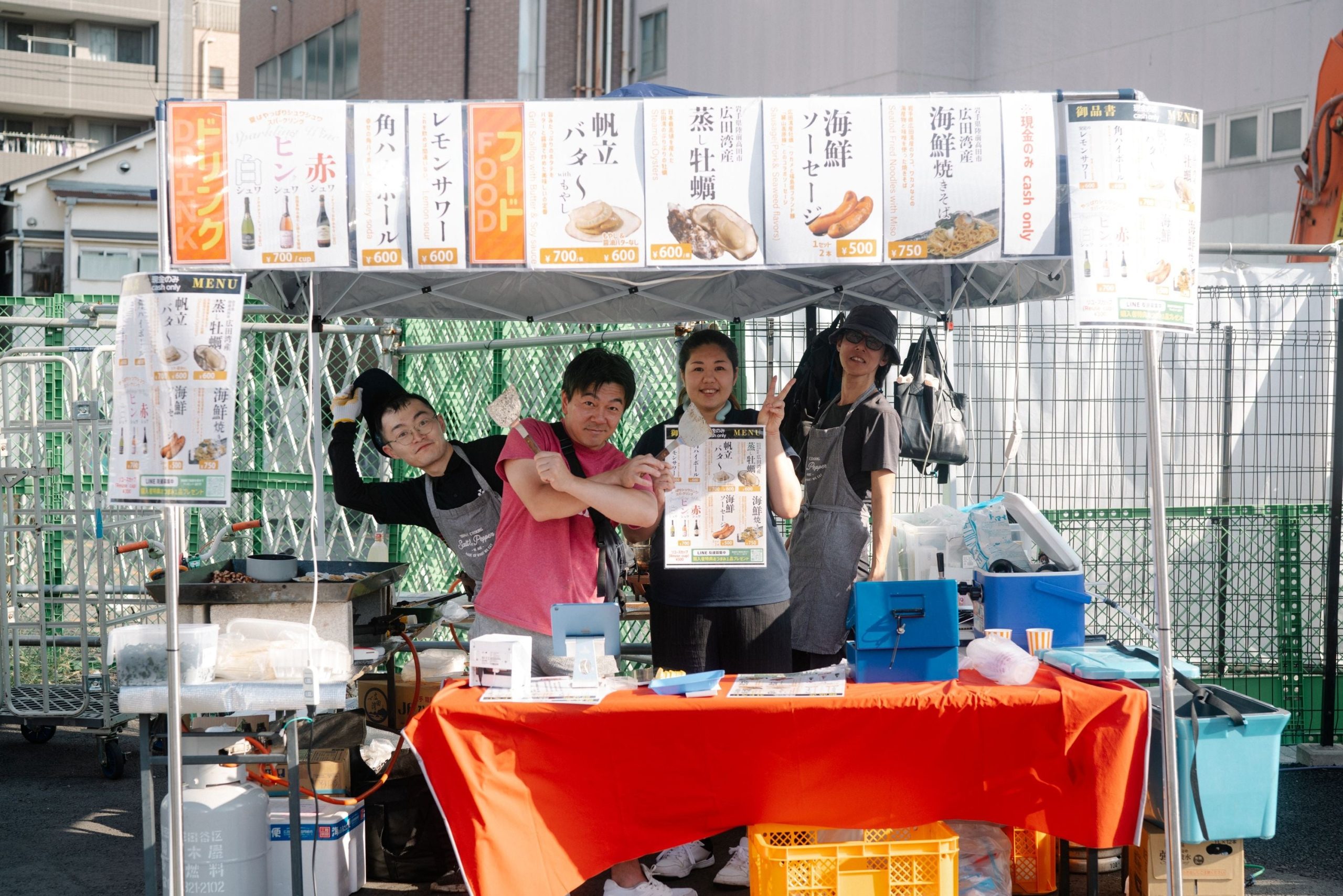 様々なフード出店